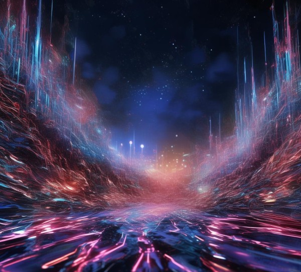 科技与艺术的未来壁纸，超科技动态视觉效果